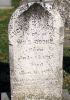 Headstone of Lucy Ann (Waddell) Cooke (1815-1893)